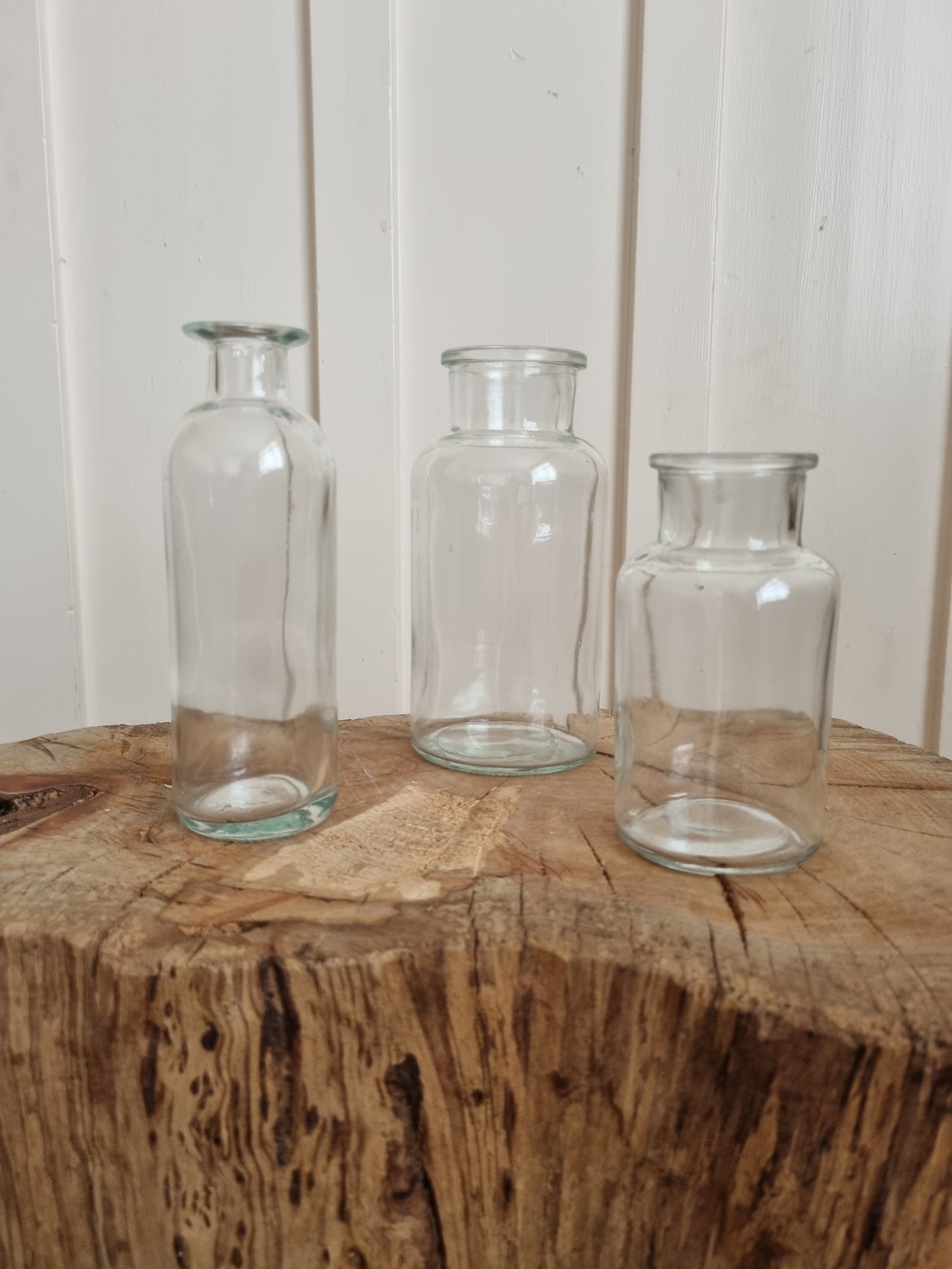 Glass Bottle Vase - Small