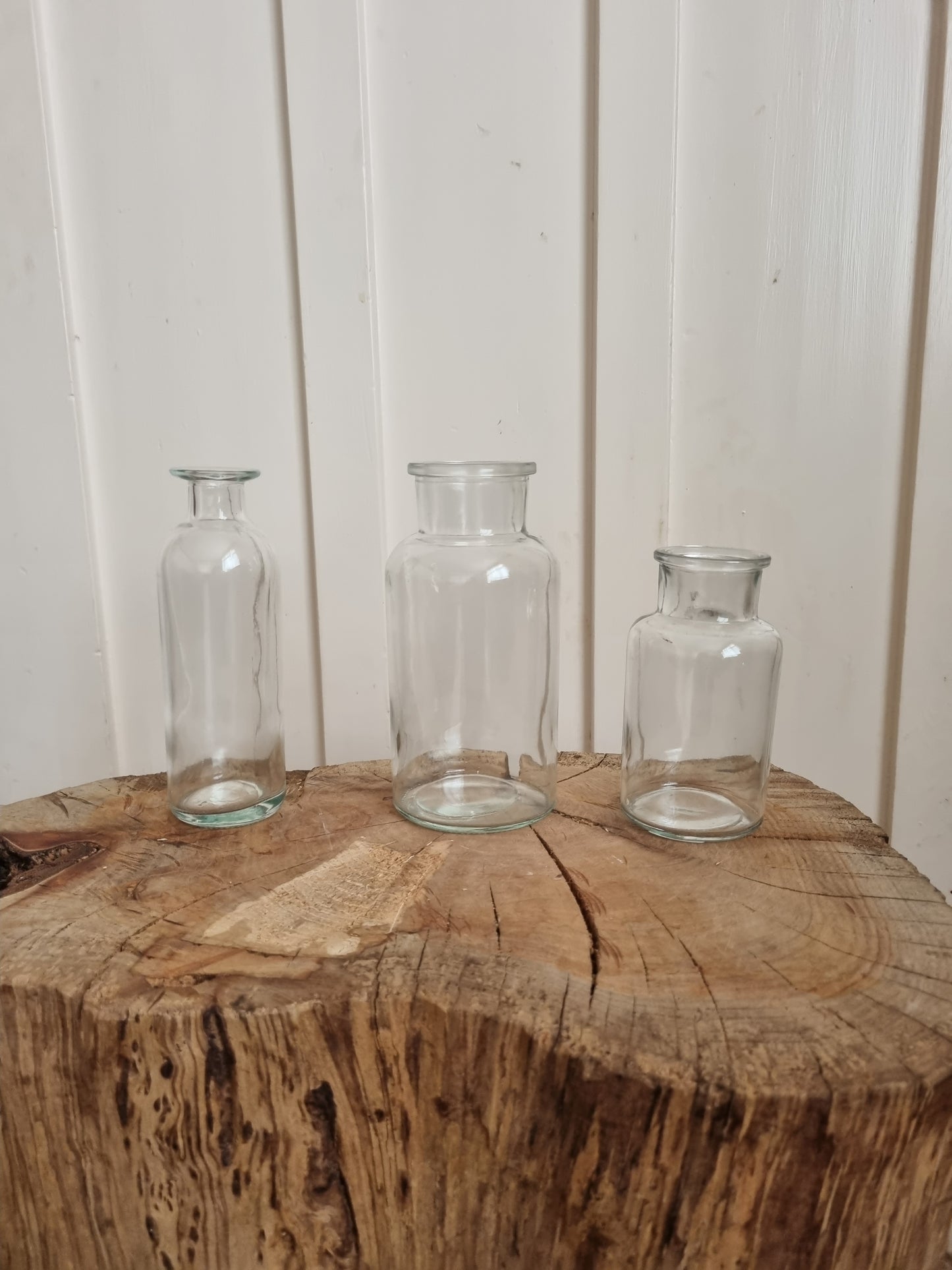Glass Bottle Vase - Medium