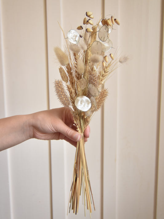 Wild Grass Bouquet - Pearl & Pale Gold